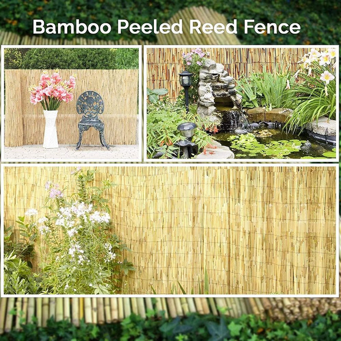 Bamboo Reed Fence-1mx4m: A Durable, Eco-Friendly Garden Screen