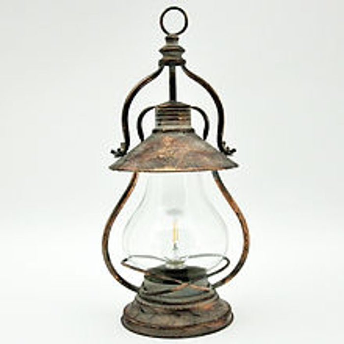 High-Quality Metal Garden Lantern - Battery Powered, Bulb Included - 49cm