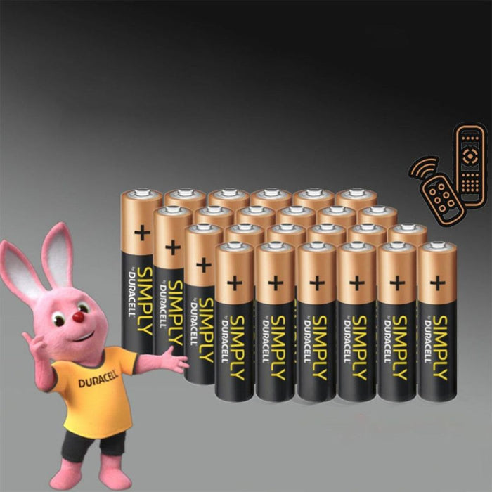 Duracell Simply AA Batteries, 12 Pack - High-Power, Long-Lasting Performance