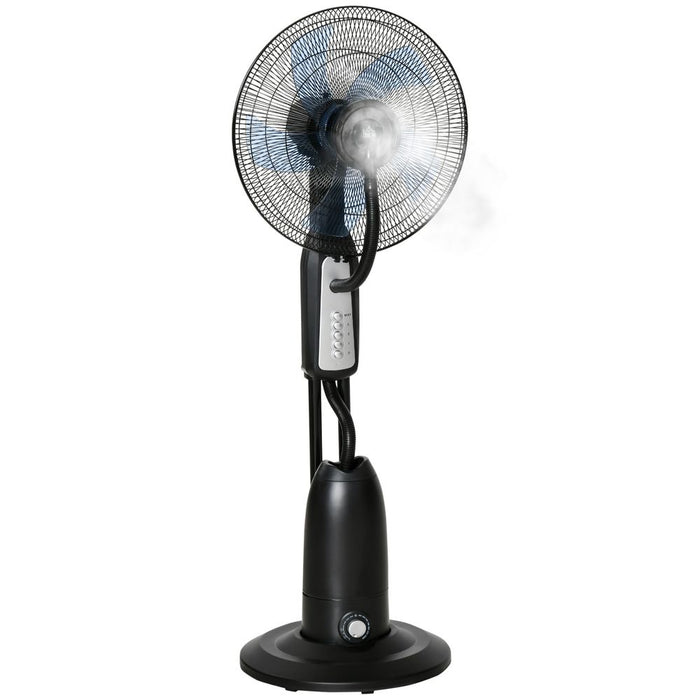 Premium Cooling Stand Fan - Water Mist, 2.8L Tank, Oscillation, High Quality