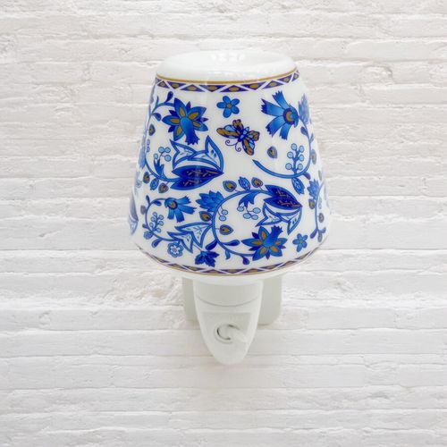 BLUE FLORAL NIGHTLIGHT