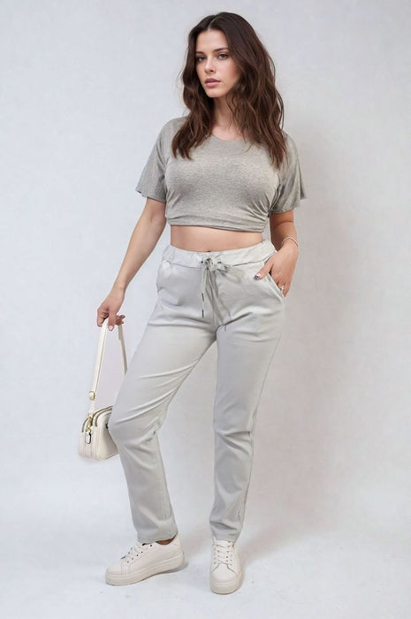 Delilah Casual Drawstring Trousers - Stylish Comfort!