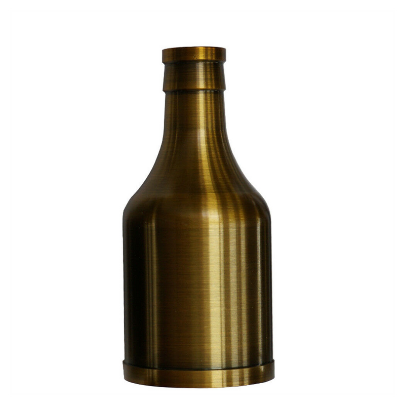 Vintage Industrial Lamp Holder | Antique Retro Edison E27 Fitting - Brass | 5 Pack