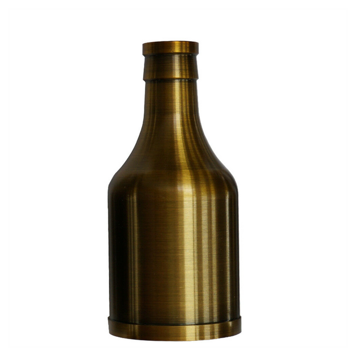 Vintage Industrial Lamp Holder | Antique Retro Edison E27 Fitting - Brass | 5 Pack