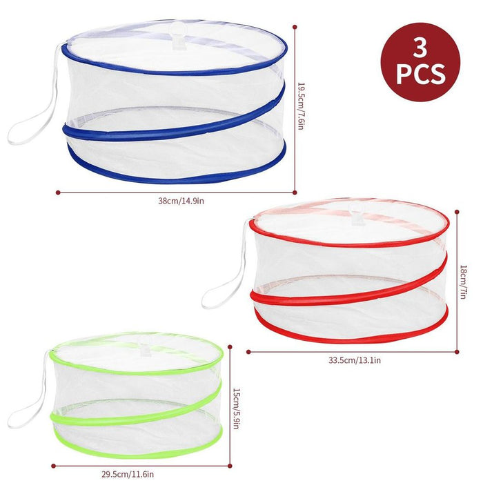 VINSANI SET OF 3 POP UP FOOD COVERS 0008501