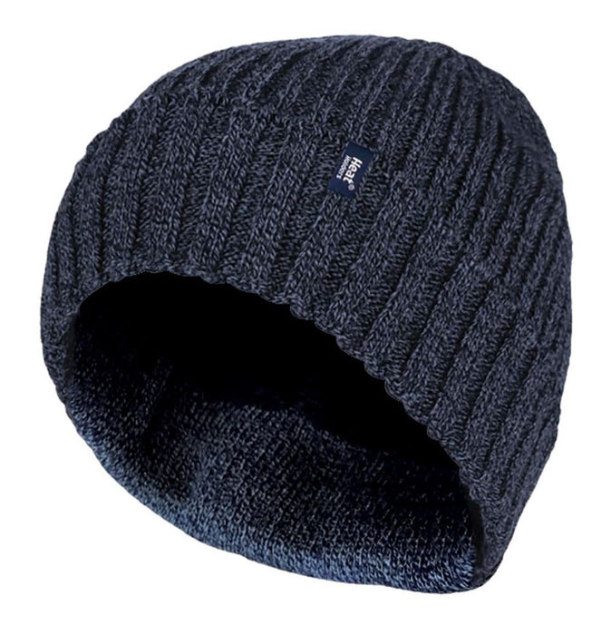 Heat Holders - Mens Ribbed Turnover Hat