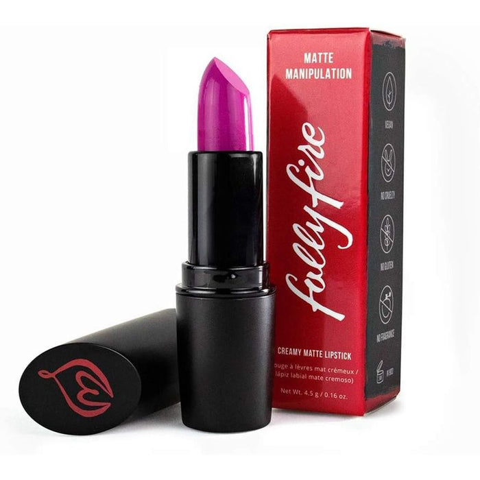 Folly Fire Creamy Matte Manipulation Lipstick - Vibrant Pink: Long-lasting, confidence-inducing, non-drying formula