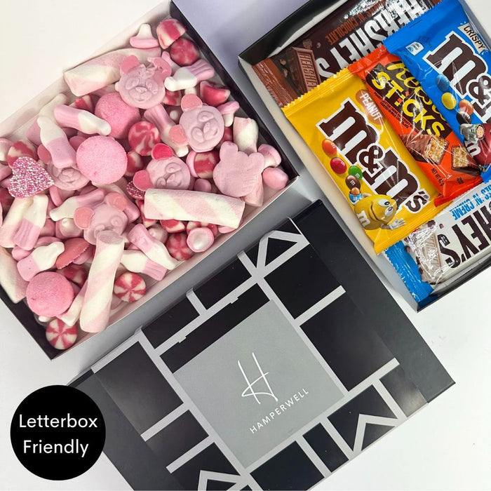 Pink Sweets Letterbox Gift Hamper