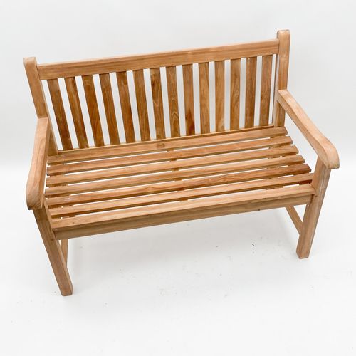 120CM 2 SEAT STRAIGHT BACK BENCH