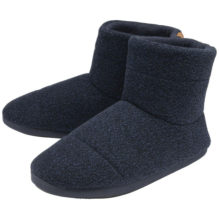 Dunlop - Men’s Memory Foam Puffer Bootie Slippers