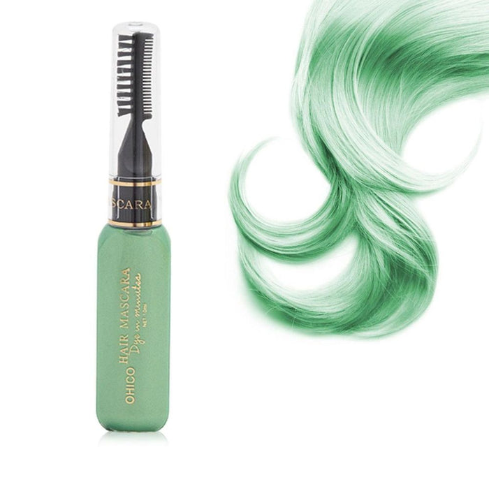 Aquarius Set of 3 Wash Out Hair Mascara Dye Creams [Red, White & Green] - Stand out with easy-to-use, water-cleanable hair mascaras!