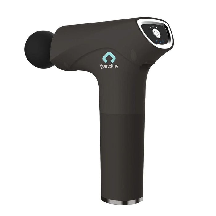 Gymcline Massage Gun: Compact Size, 1500mAh Battery, 3 Speed Modes, Grey