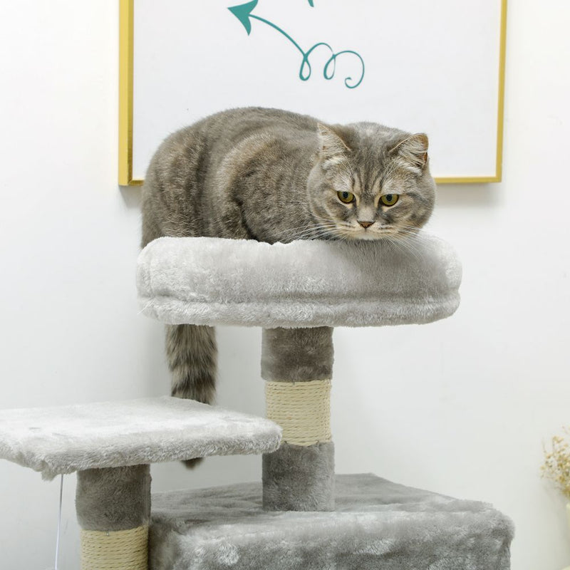 PawHut 132cm Multi-Activity Cat Tree - Quality, Fun, and Comfort for Your Cat!