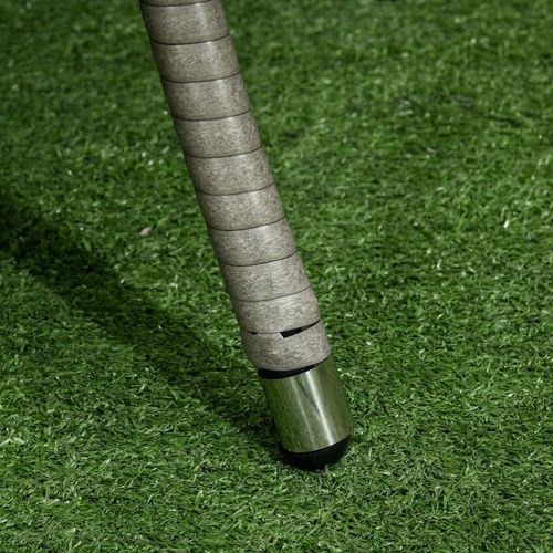 4 PCS Rattan Garden Furniture, Padded Conversation Sofa Set w/ Glass Top Table