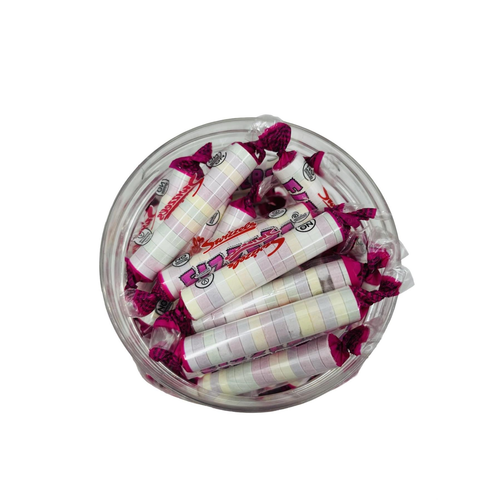Simway Sweets Jar 580g - Swizzels Fizzers - Individually Wrapped Sweets - Approximately 65 Pieces