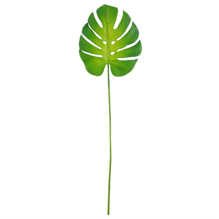 Artificial Monstera Leaf | 55cm Single Stem | Realistic and Versatile Decoration