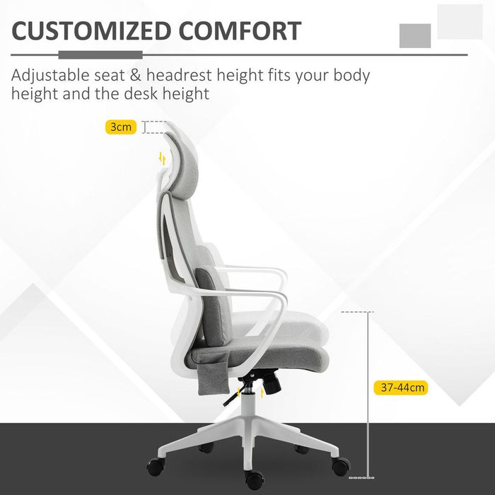 Ultimate Ergonomic Massage Office Chair - Lumbar Support, Adjustable Height