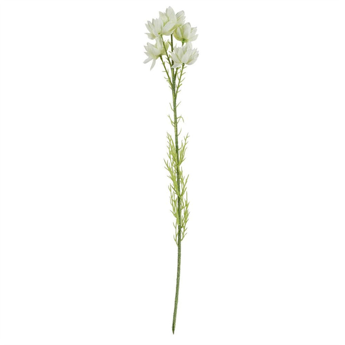 75cm White Starflower Display Ombre Glass Vase