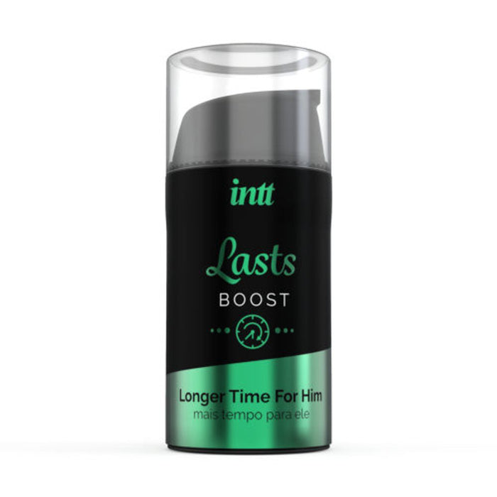 Intt Lasts Prolong and Delay Gel - Longer Pleasure, Better Performance - Professional Quality, Natural Extracts - Cruelty Free