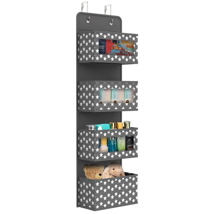 VINSANI 4TIER DGREY HANGING ORGANISER 1010281