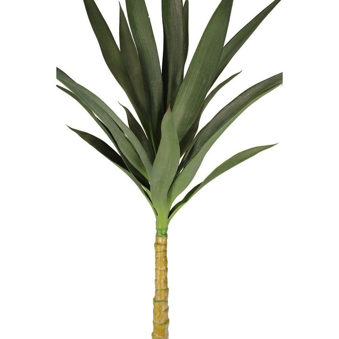 Realistic Artificial Yucca Tree, 130cm - High-Quality Single Trunk, Indoor/Outdoor Use - Detailed & Lifelike