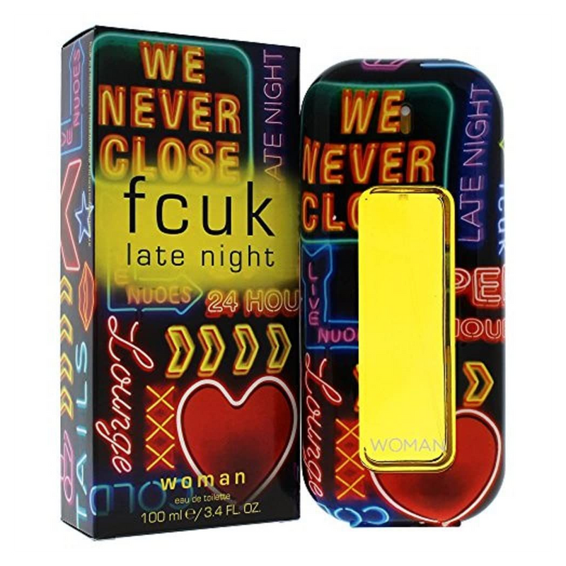 Fcuk Late Night Eau De Toilette Spray 100ml