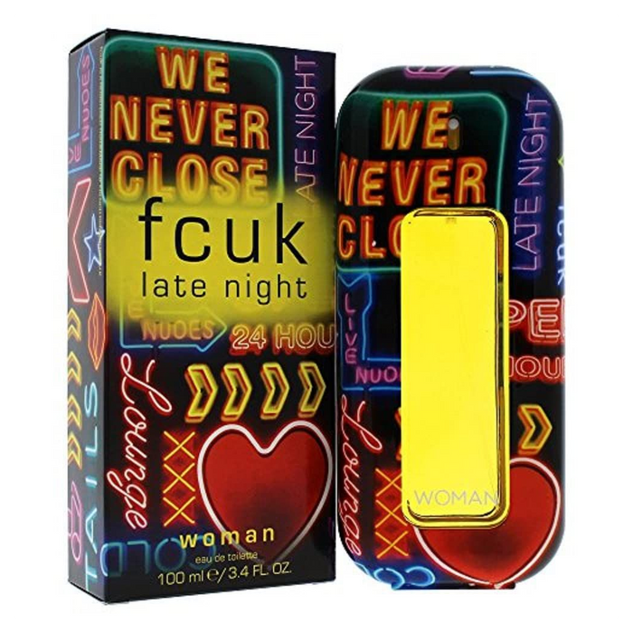 Fcuk Late Night Eau De Toilette Spray 100ml