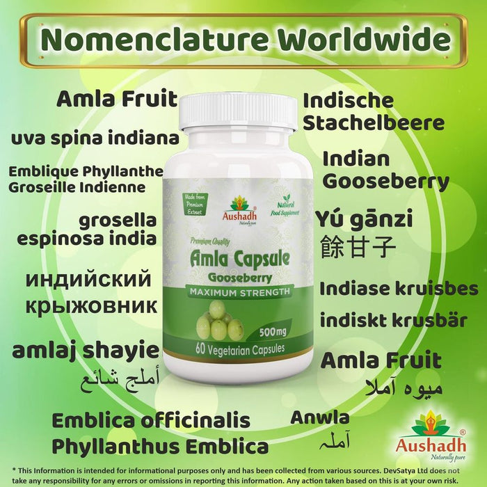 Pure Organic Amla Fruit Capsules