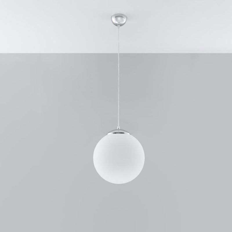 Minimalistic Pendant Lamp - Steel, Glass Ugo Design