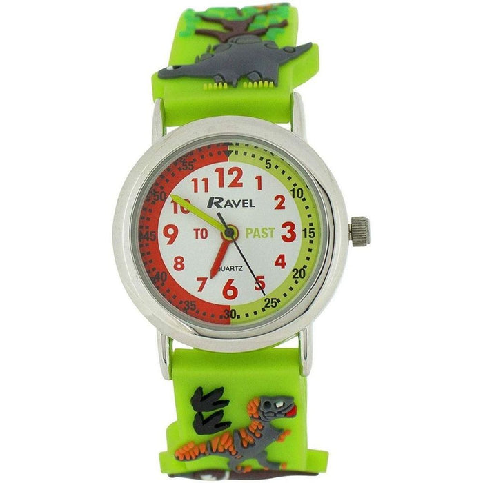 Ravel Children's 3D Dinosaur Time Teacher Watch - High Quality, Small Wrist Fit - R1513.59