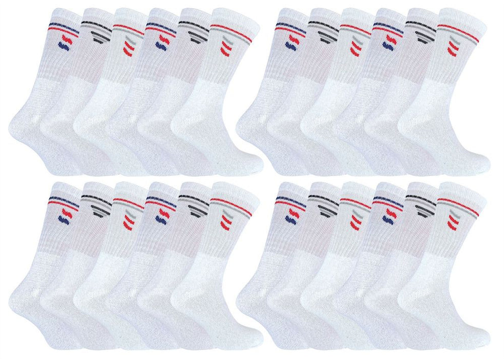 24 Pairs Mens 019 Classic Sport Socks