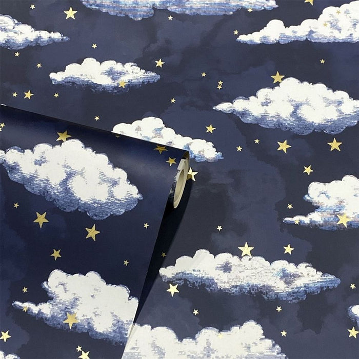 Premium Stars & Clouds Navy SW12 - High-Quality & Attention to Detail