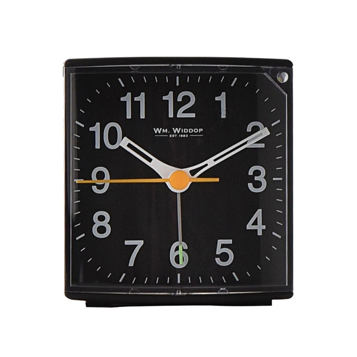 Wm. Widdop Alarm Clock Light, Snooze, Silent Sweep - Black