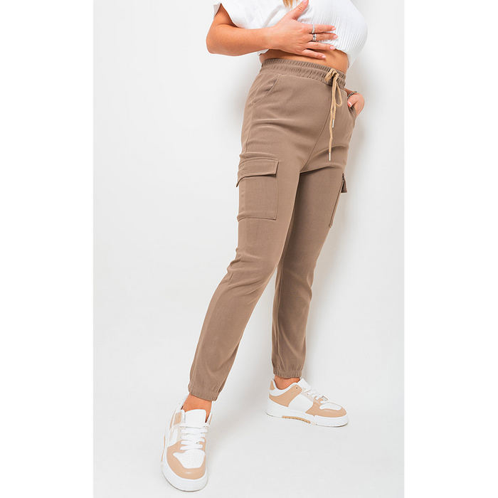 Trendy Cargo Pocket Trouser with Drawstring - High-Quality, Versatile & Fashion-Forward!