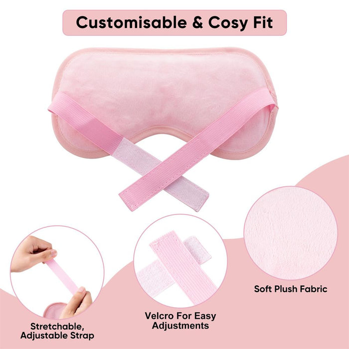 ASAB Gel Eye Mask Pink AS-05053: Soothing Treatment for Aches and Pains, Contours to Face, Easy to Use and Reusable