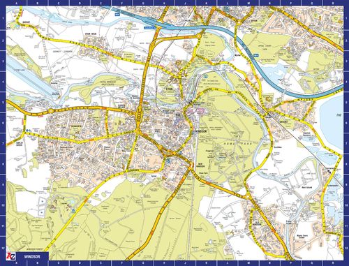 A to Z Map of Windsor 1000 Piece Jigsaw Puzzle