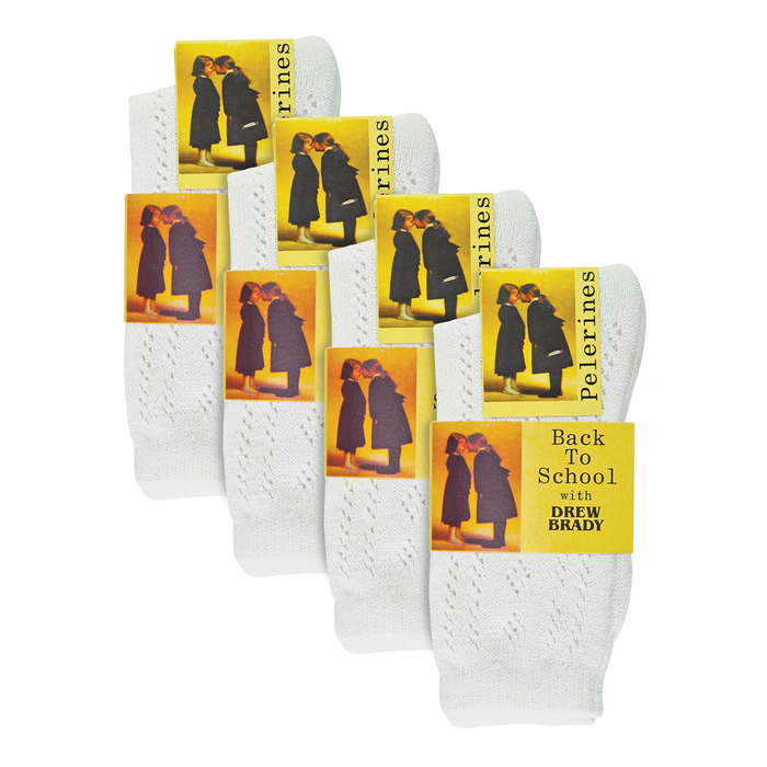 12 Pack Girls Ankle Pelerine Socks