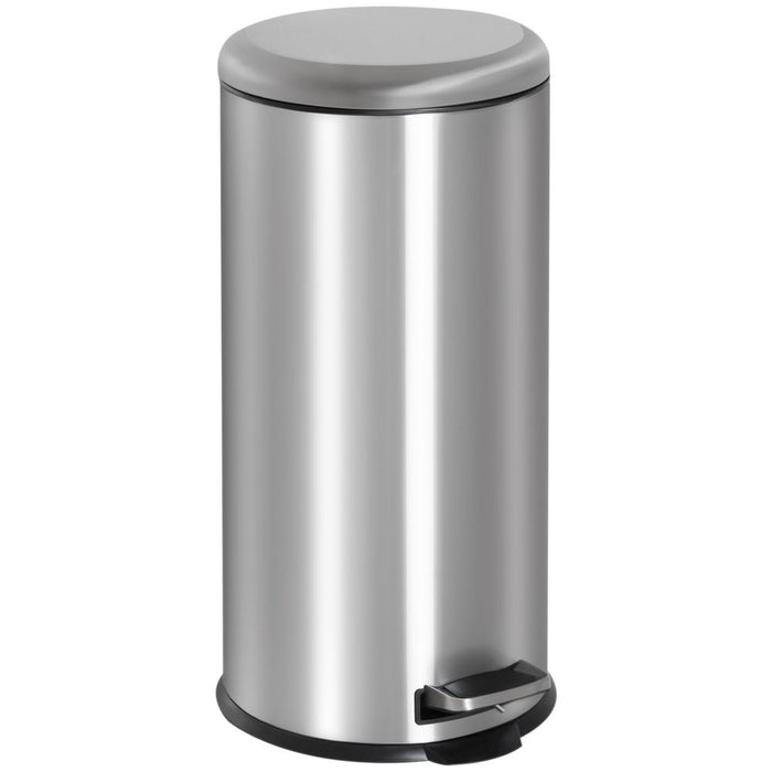 Premium 30L Pedal Bin - Durable Stainless Steel - Fingerprint Resistant - Hygienic - Easy to Empty