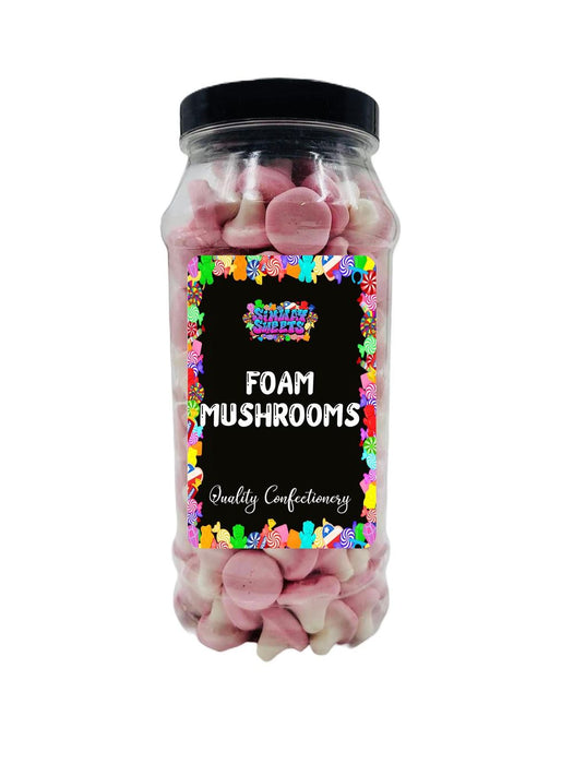 Pink N White Mini Foam Gummy Retro Sweets Jar - Best Quality Gift for All - Delivered to Your Door