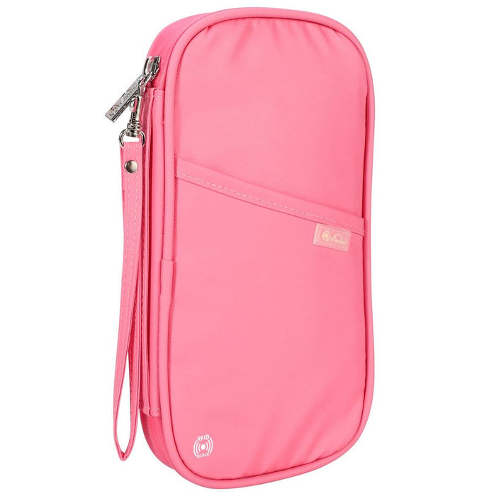 VINSANI Pink Deluxe Passport Org - RFID, Water Resistant, Gift-Worthy - Perfect Travel Companion!