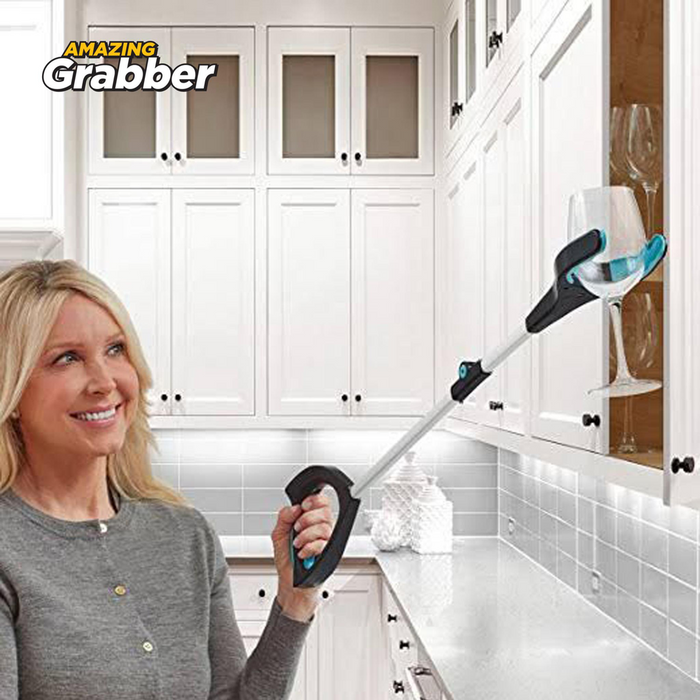 Lightweight Folding Long Reach Grabber Tool with LED Light - High-Quality & Efficient