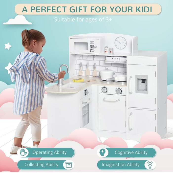 Premium Kids Kitchen Play Set - Realistic, Interactive & Educational Toy - Safe & Durable - Ideal for Ages 3+