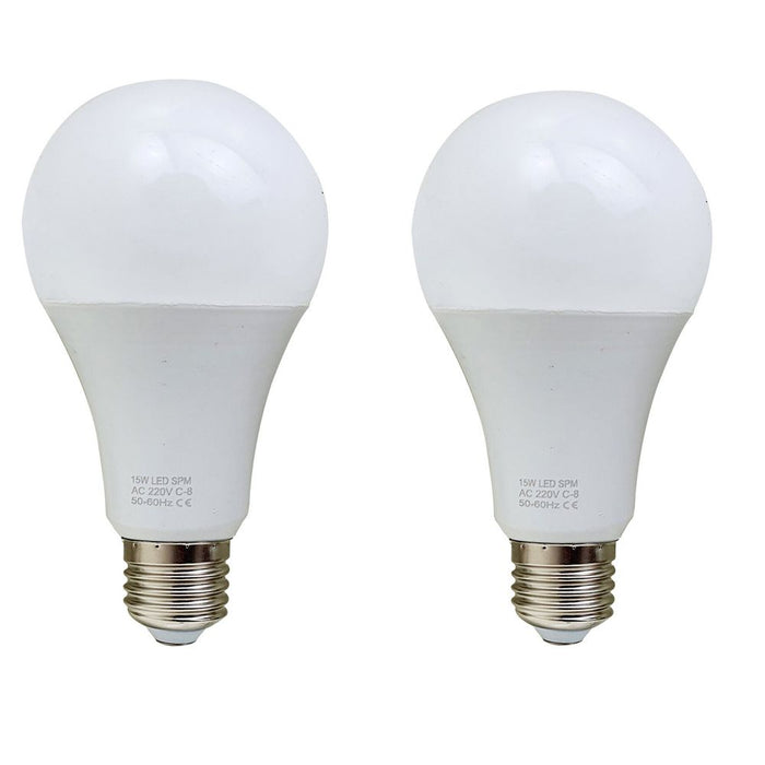 15W E27 Screw LED Light GLS bulbs, Energy Saving Edison  Cool White 6000K non dimmable lights