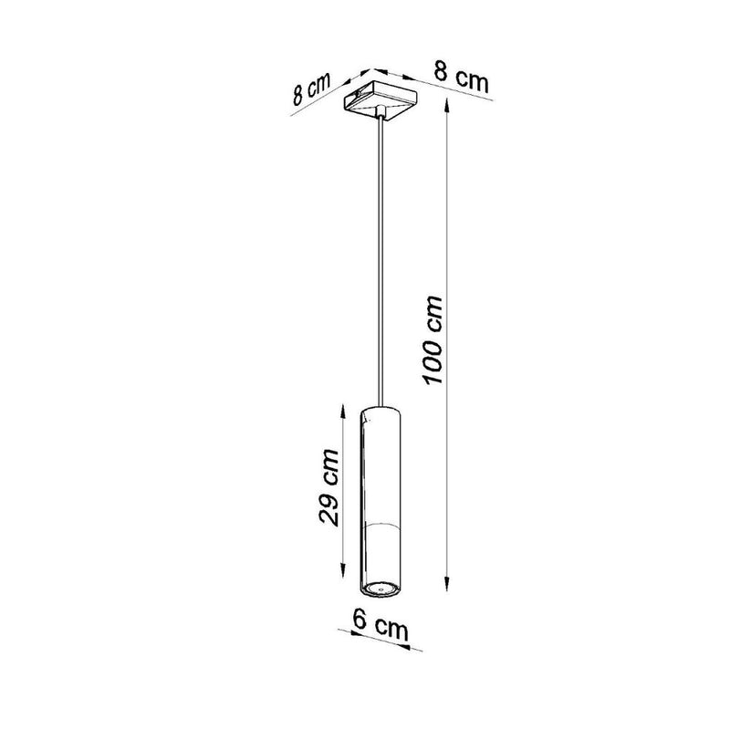 Pendant lamp steel Loopez modern Design GU10