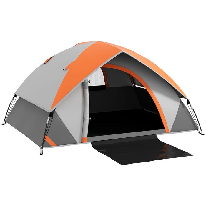 Outsunny Camping Tent, 4-5 Man, Lightweight, 3000mm Rain Protection