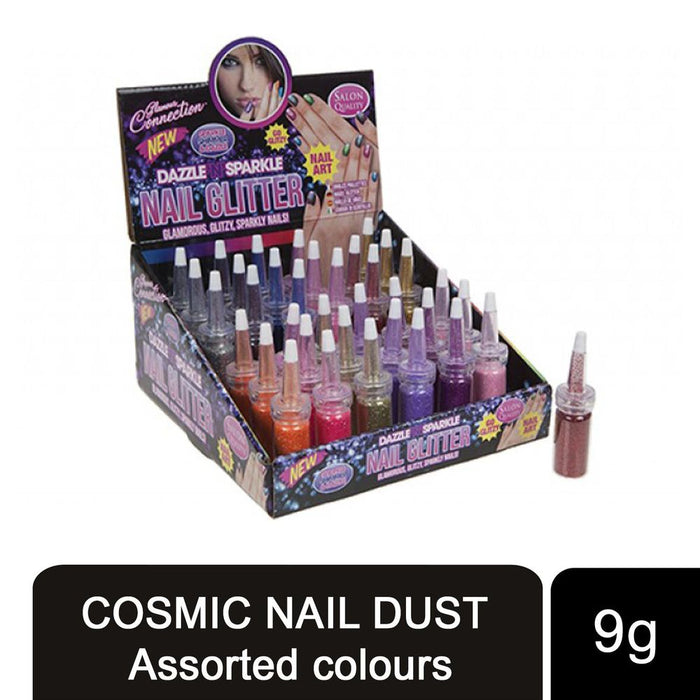 Cosmic Nail Glitter Dust - 9G - Assorted Colours