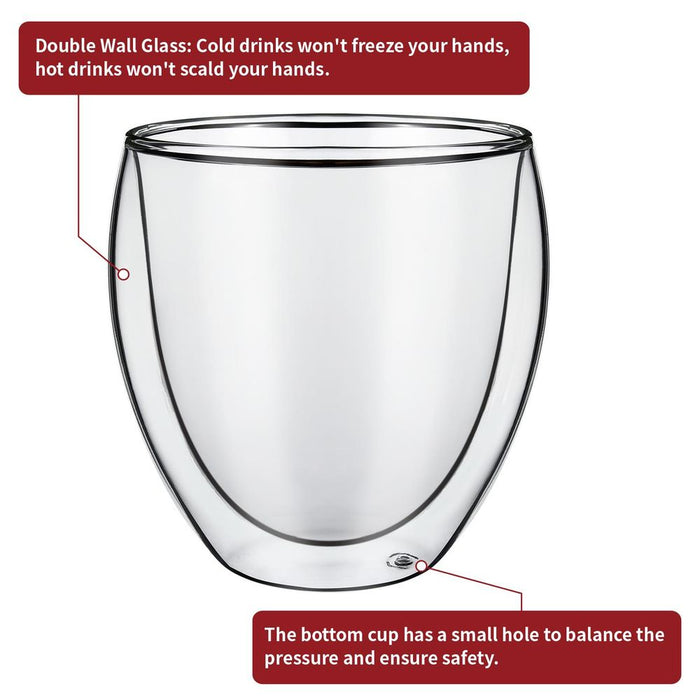 VINSANI DOUBLE WALL GLASSES CAVA 1010064