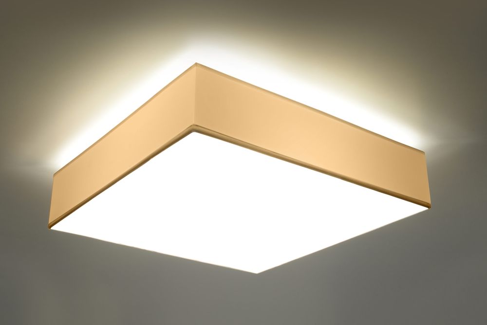 Premium HORUS 45 Ceiling Lamp - Elegant White LED Square Design - High-Quality for Modern Homes