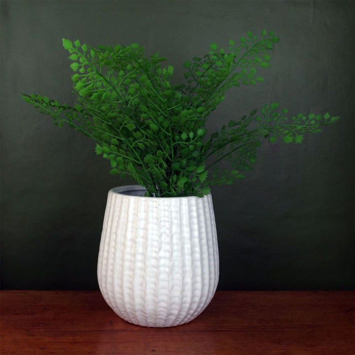 Premium White Ceramic Plant Pot