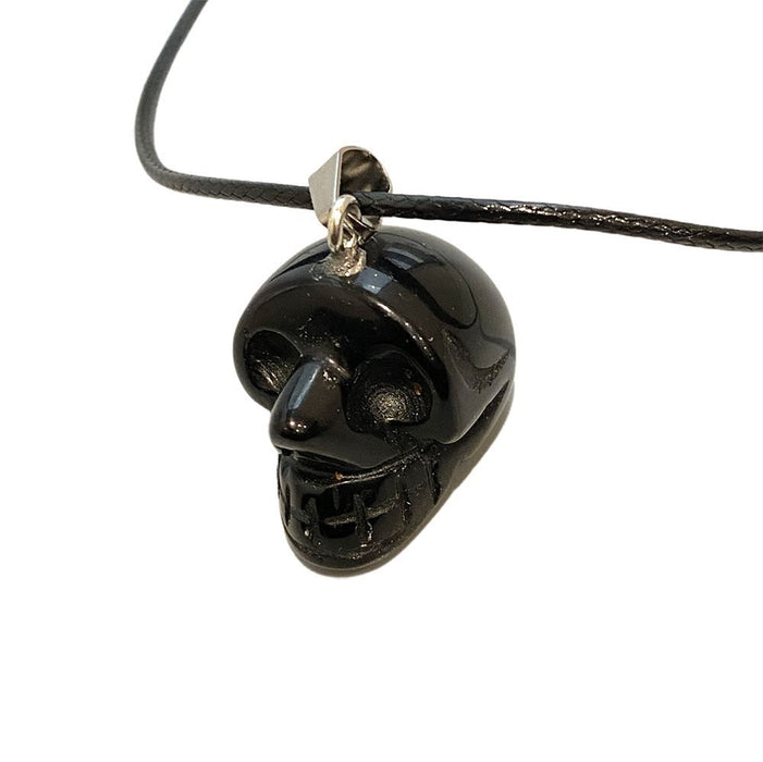 High Vibrational Crystal Skull Pendant - Enhance Energy & Healing